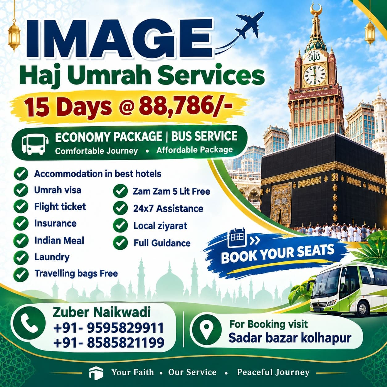 umrah bus service package